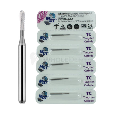  Mdt Domed Fissure Cross Cut Fg Carbide Burs 
