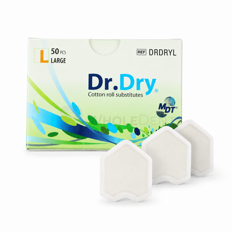  MDT Dr.Dry Cotton Roll Substitute Pads - 50pcs - Dr.Dry 