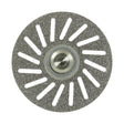 Mdt Fine Grit Diamond Coated Double Sided Flexible Disc Ø22Mm T0.3Mm Polishing 