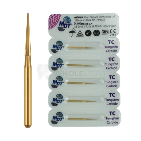  Mdt Fine Trimming & Finishing 30 Blades Fg Carbide Burs 5 / Ø0.14Mmx9.0Mm (Safe End) 