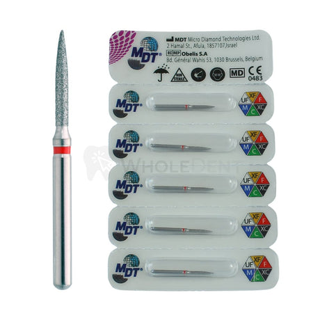  Mdt Flame 249 Fg Diamond Burs 