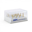  MDT Helix Kit - Gold Spiral Diamond Burs - Diamond Burs Kit 