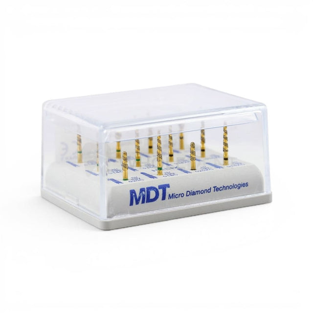 MDT Helix Kit - Gold Spiral Diamond Burs - Diamond Burs Kit