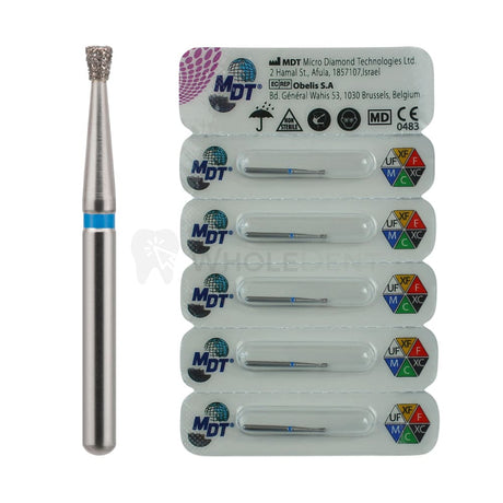  Mdt Inverted Cone 010 Fg Diamond Burs Carbide 