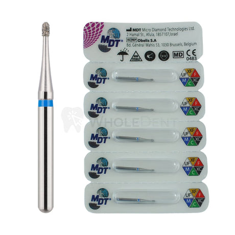  Mdt Pear 237 Fg Diamond Burs 