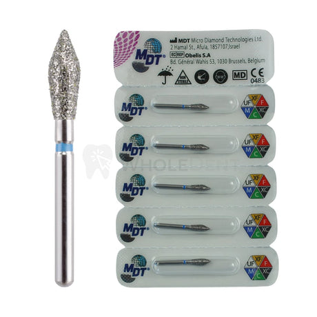  Mdt Pointed Bud 033 Fg Diamond Burs Carbide 