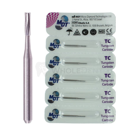  Mdt Straight Fissure Flat Cross Cut Fg Carbide Burs 