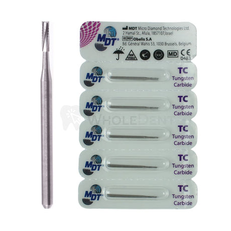  Mdt Straight Flat End Fissure Cross Cut Fg Carbide Burs 