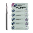  Mdt Tapered Fissure Plain Cut Fg Carbide Burs 