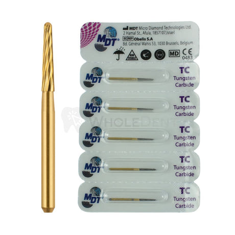  Mdt Trimming & Finishing 12 Blades Fg Carbide Burs 
