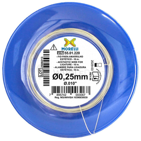  Morelli Aesthetic Ligature Crni Wire Roll 0.25Mm /.010 Orthodontic 