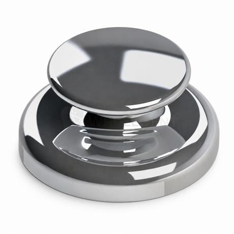  Morelli Concave Button For Bonding Metal - 10pcs - Lingual Buttons 