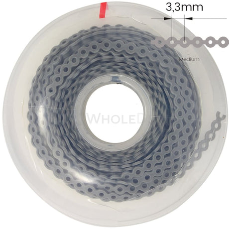 Morelli Elastic Chain Gray Medium Gap 4.5m-Orthodontic Elastic-WholeDent.com