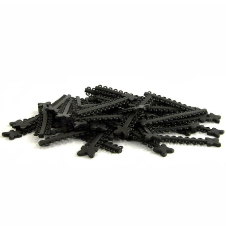  Morelli Elastic Ligature Modules Black Color-Orthodontic Elastic-WholeDent.com 