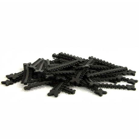 Morelli Elastic Ligature Modules Black Color-Orthodontic Elastic-WholeDent.com