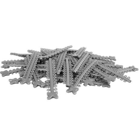  Morelli Elastic Ligature Modules Gray Silver Color-Orthodontic Elastic-WholeDent.com 