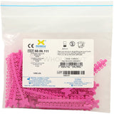 Morelli Elastic Ligature Modules Pink Color-Orthodontic Elastic-WholeDent.com