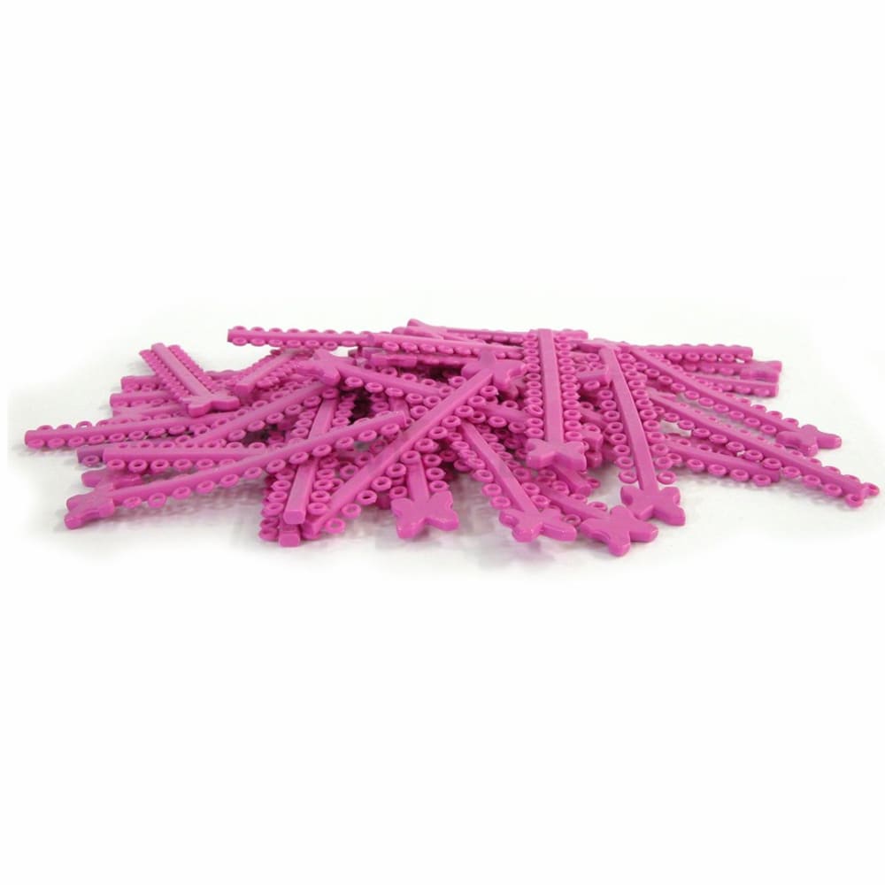 Morelli Elastic Ligature Modules Pink Color-Orthodontic Elastic-WholeDent.com