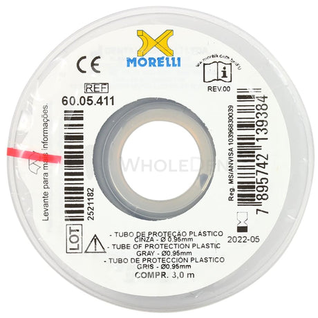  Morelli Gray Elastic Archwire Protection Tube Ø0.95MM-Orthodontic Protection Tube-WholeDent.com 