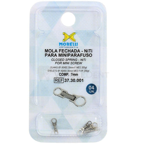 Morelli NiTi Closed Coil Spring For Mini Screw w/eyelets 7mm-Orthodontic Wire-WholeDent.com