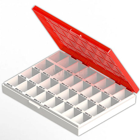  Morelli Orthodontics Anatomical Right Bands Organizer Quantity / Red Lid Upper Jaw 