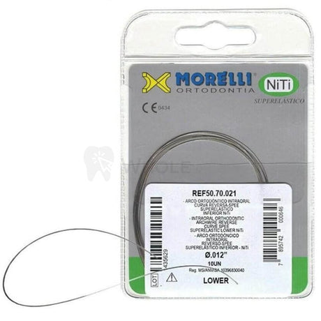  Morelli Reverse Spee Niti Rectangular Archwire Archwires 