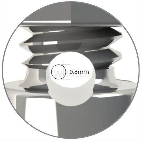 Morelli Right Hook Round Closed Slot Gurin-Gurin-WholeDent.com