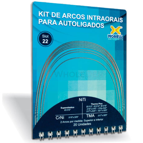  Morelli Self Ligating Full Archwire Kit Patient Case-Orthodontic Wire-WholeDent.com 
