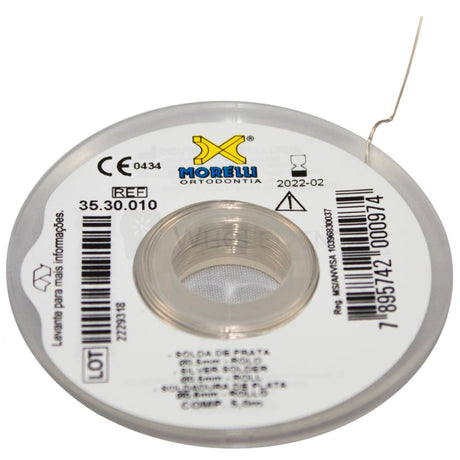  Morelli Universal Silver Soldering Wire Ø0.5mm-Welding Lab Supplies-WholeDent.com 