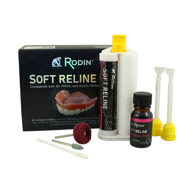 Pacdent Rodin 3D Resin - Soft Reline Kit Denture Reline
