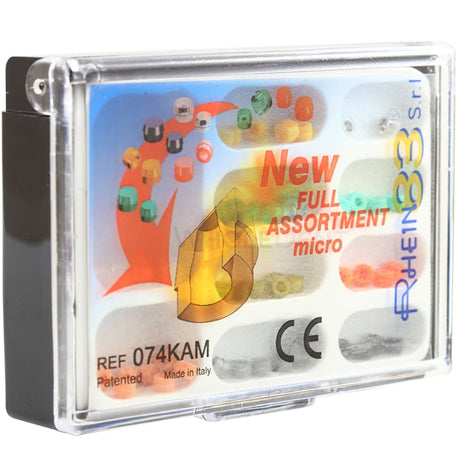  Rhein83 Full Ball Attachment Micro Silicone Caps Kit-Overdenture Housing-WholeDent.com 