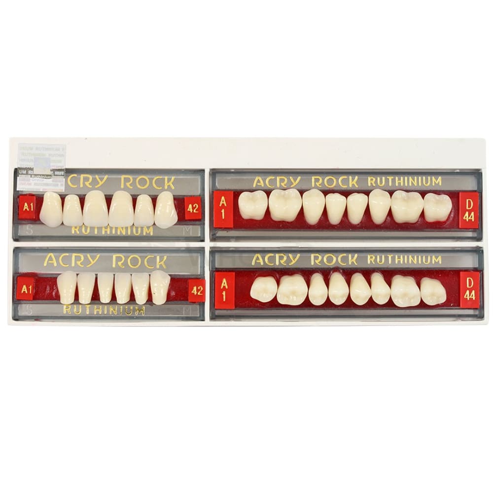 Ruthinium Artificial Acrylic Teeth Shade A1-Artificial Acrylic Teeth-WholeDent.com