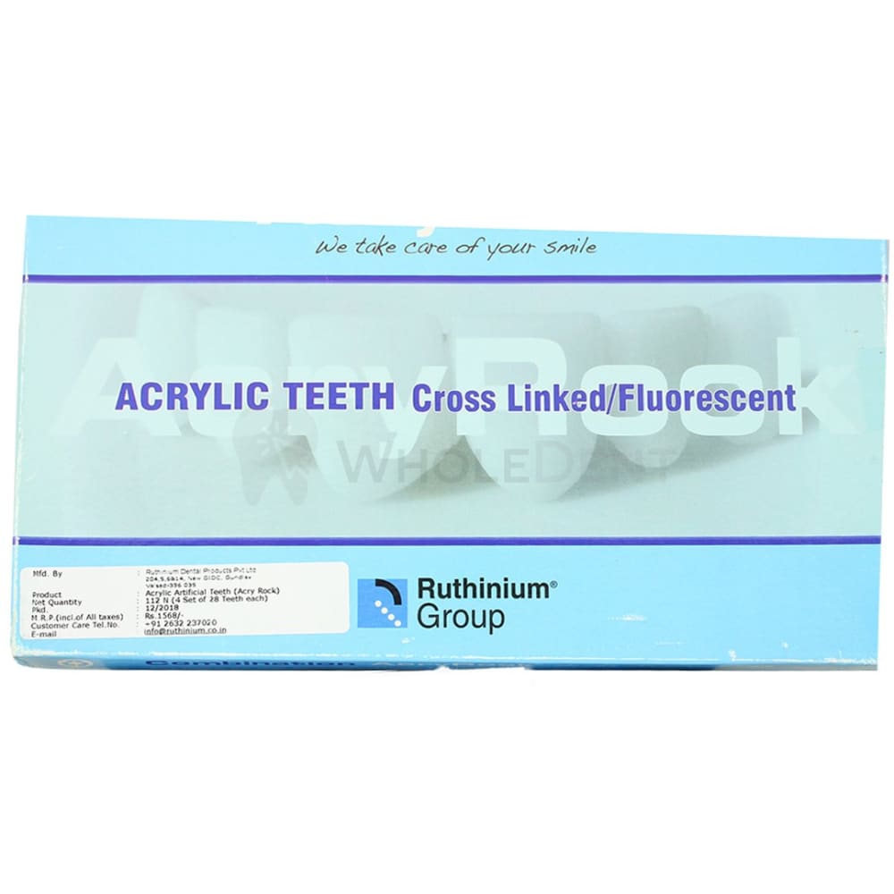 Ruthinium Artificial Acrylic Teeth Shade C3-Artificial Acrylic Teeth-WholeDent.com