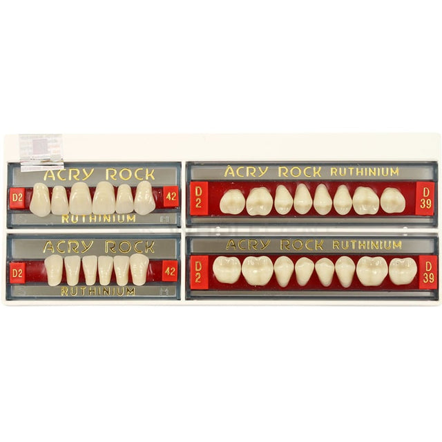 Ruthinium Artificial Acrylic Teeth Shade D2-Artificial Acrylic Teeth-WholeDent.com