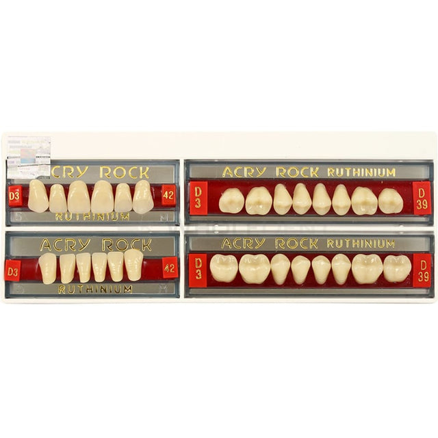 Ruthinium Artificial Acrylic Teeth Shade D3-Artificial Acrylic Teeth-WholeDent.com