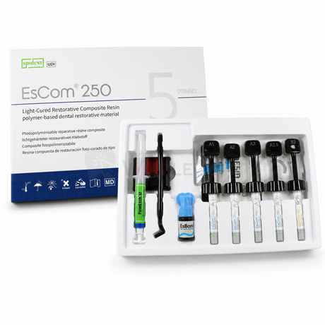 Spident EsCom250® Restorative Nanohybrid Composite Resin System Kit - Restorative Composite 