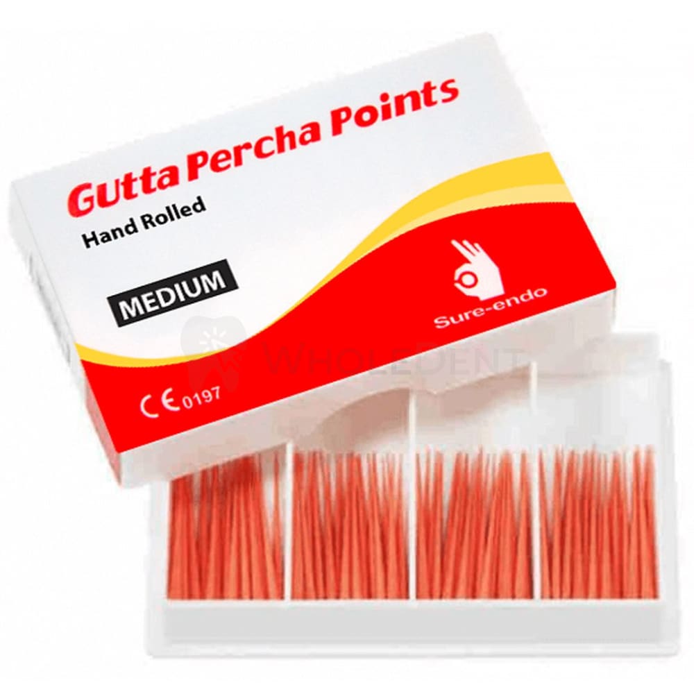 SureEndo HandRolled Gutta Percha Points WholeDent