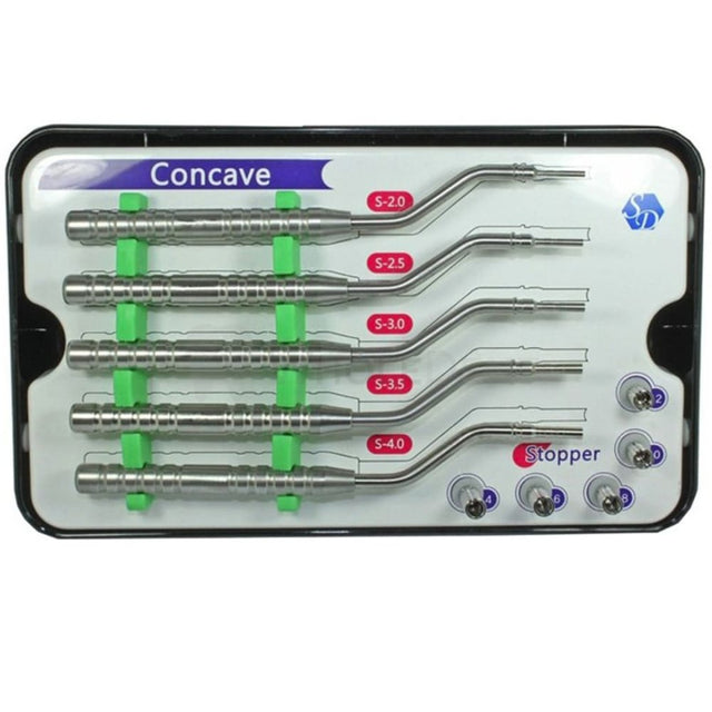 Surgident SD Osteotome Kit Concave Cupped-Surgical Kit-WholeDent.com