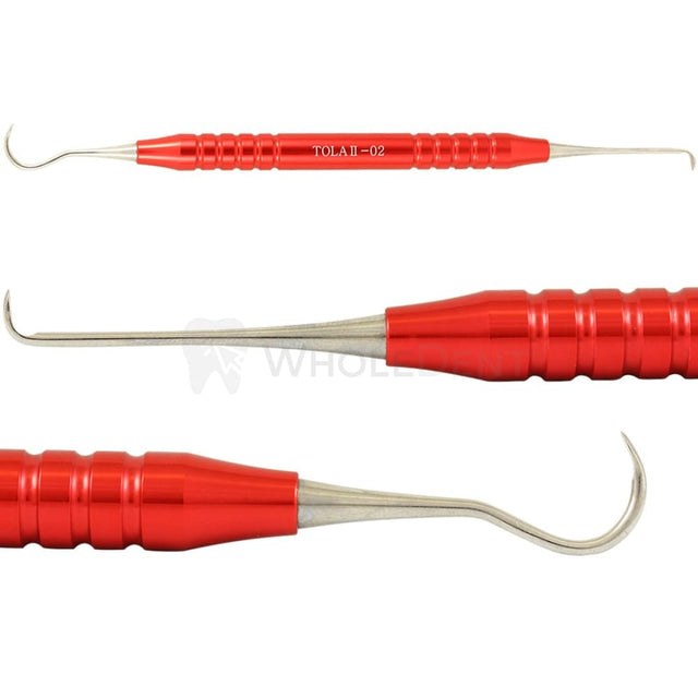 Surgident TOLA Red Sinus Lift Curette 2 Lateral Approach-Sinus Lift Curette-WholeDent.com