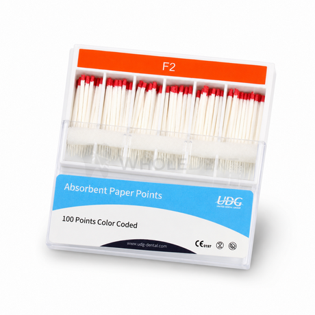  UDG Absorbent Paper Points For Protaper - 100pcs - Absorbent Paper Points 
