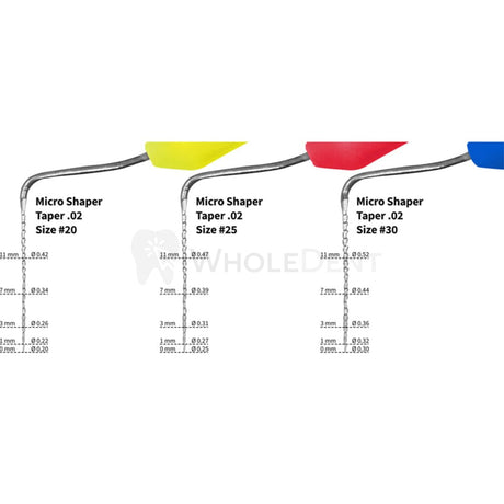  Udg M3-Micro Shaper #20 #25 #30 Set Orthodontic Holder 